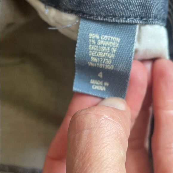 Denim Jean Mini Skirt Medium Wash Size 4 Stretch - Picture 5 of 8